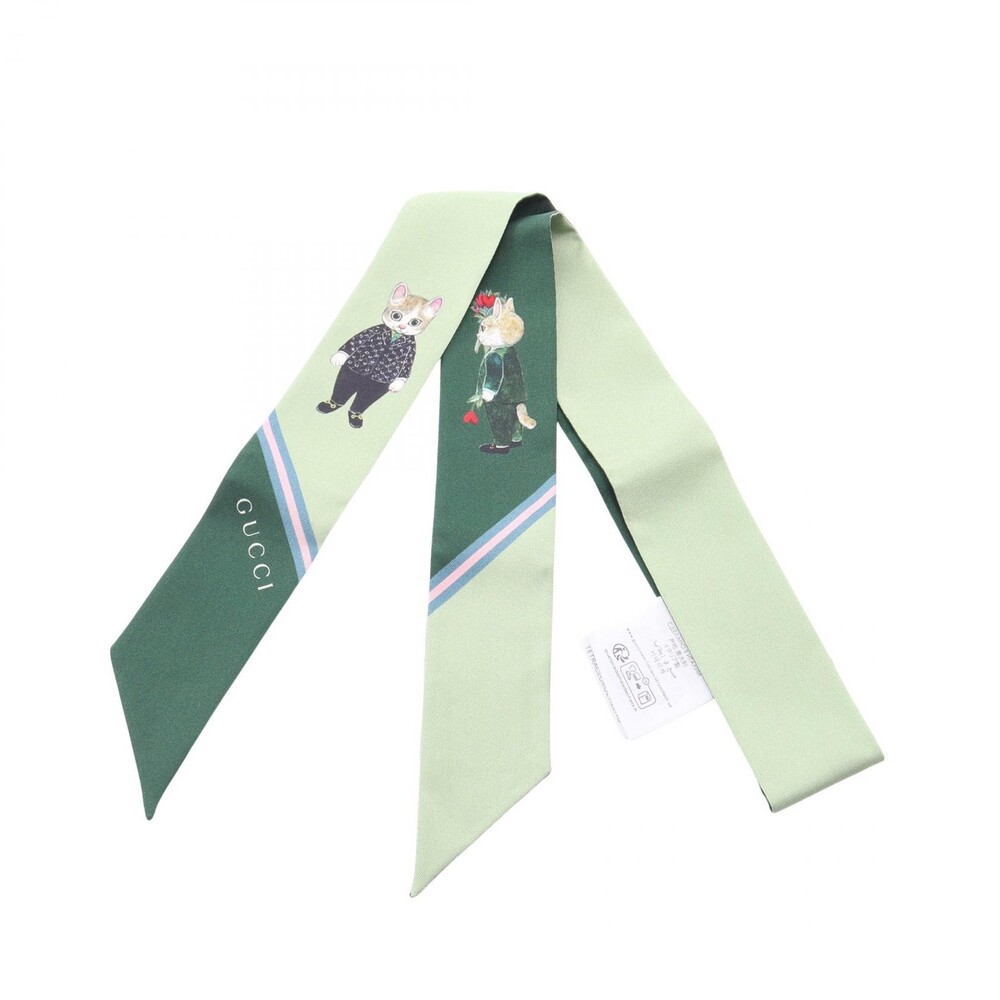 Gucci Higuchi Yuko Ribbon Scarf Wrap #328445G35B